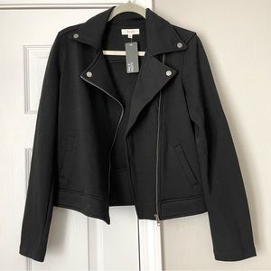 Sophie and Trey Terry Moto Jacket, Black, M